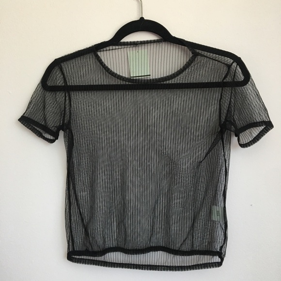 brandy melville sheer mesh top - Picture 1 of 2